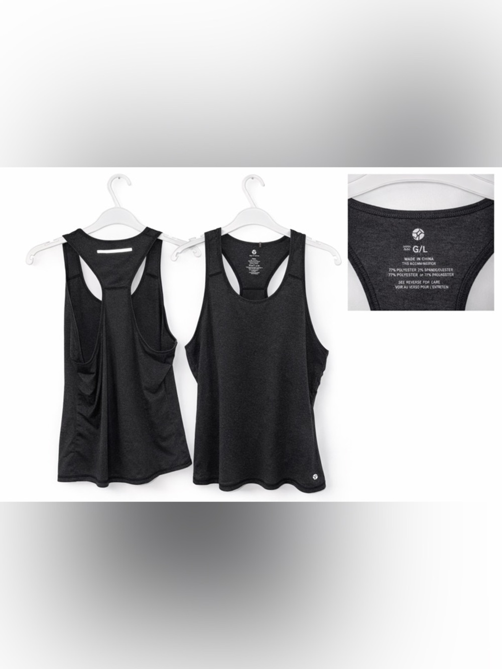 Women’s Black Racerback Tank Top